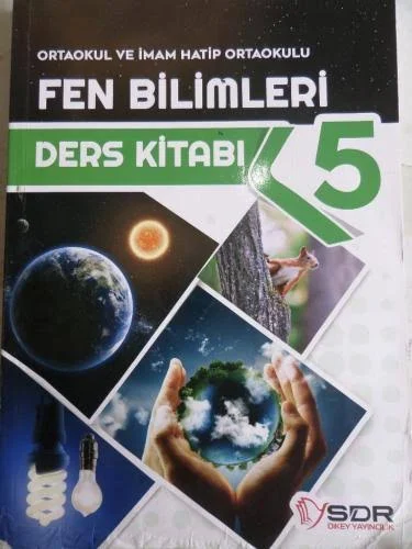 5. Sınıf Fen Bilimleri Ders Kitabı SDR Dikey Yayıncılık kapak resmi